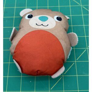 Crinkle Parachute Stuffed Bear Rattle Hanging Loop Bright Starts